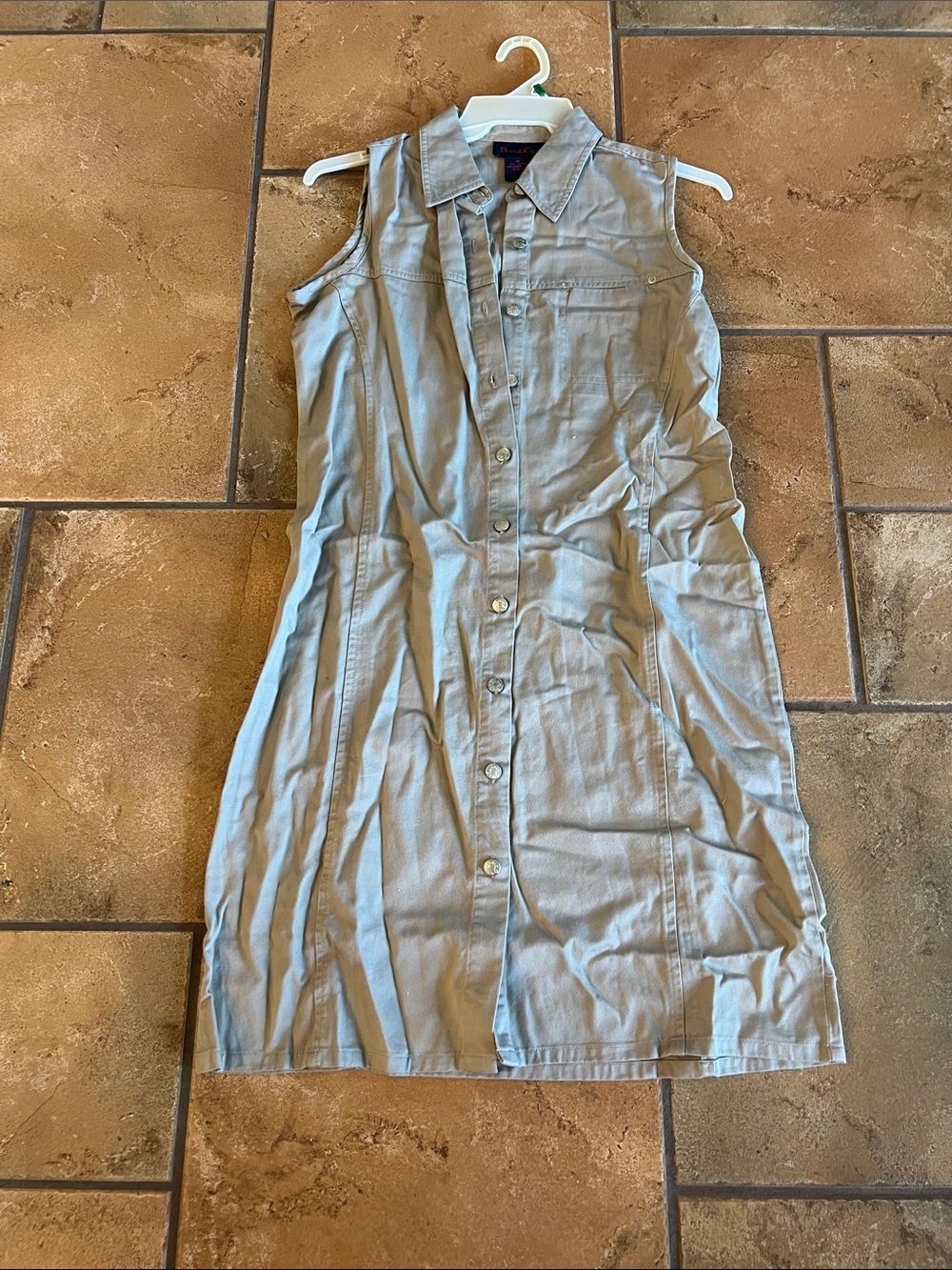 DENIM & CO SLEEVELESS DRESS